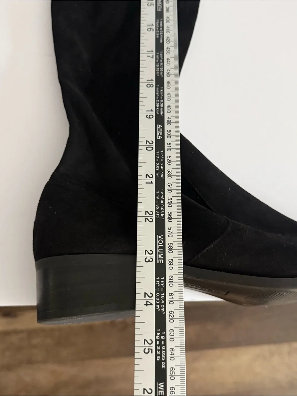 Charles David Black Over-the-Knee Tie-Back Boots